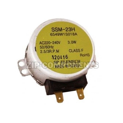 Мотор поддона для микроволновых СВЧ печей LG 6549W1S018A 3W 2.5/3 r.p.m