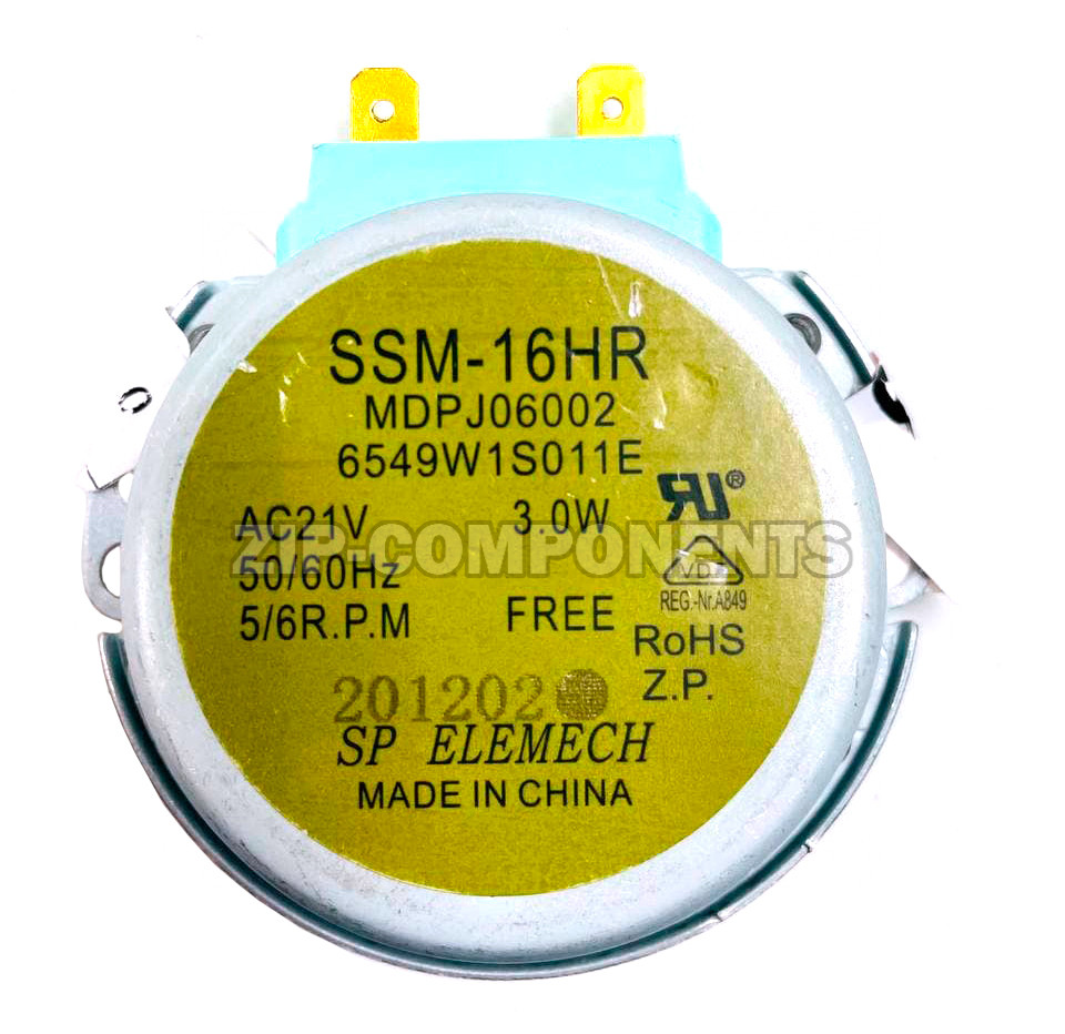 Мотор поддона для СВЧ 21V 3W 5/6 rpm LG 6549W1S017B