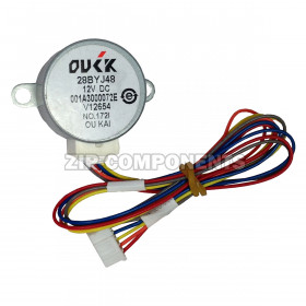 Шаговый Мотор Haier A001A3000072E Вал (D-5мм, Н-9мм), Корпус (Н-19мм), 12V