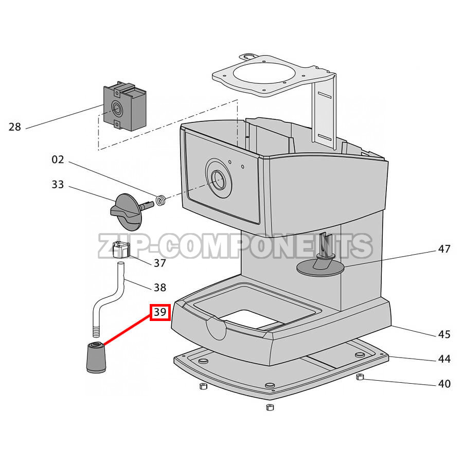 Насадка-капучинатор кофеварки Delonghi 535789