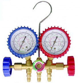 Коллектор 2-х вентильный MG - 03 A (R-12,22,134,404) без шлангов