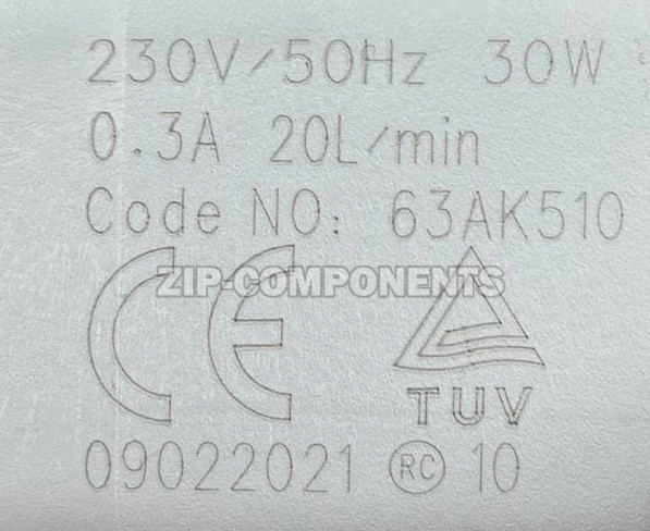 Помпа сливная Artiko 30 Вт 63AK510