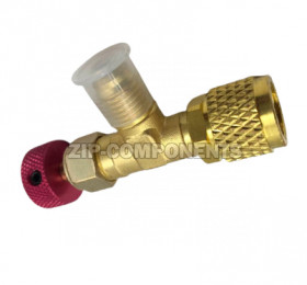 Вентиль для заправки кондиционера 1/4х5/16, R410