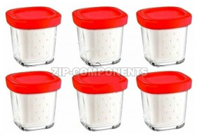 Набор баночек для йогуртницы Tefal XF100110