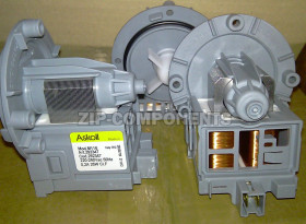 Помпа стиральной машины на 3 винтах, клеммы назад вместе Askoll 40W Indesit 292347