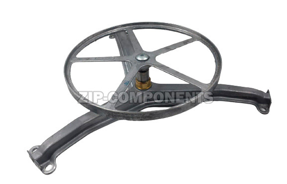 Крестовина (21009933302) + шкив (23000605701) для стиральной машины Indesit