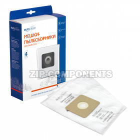 Мешки пылесборники, 4 шт Euroclean для пылесоса E-58/4