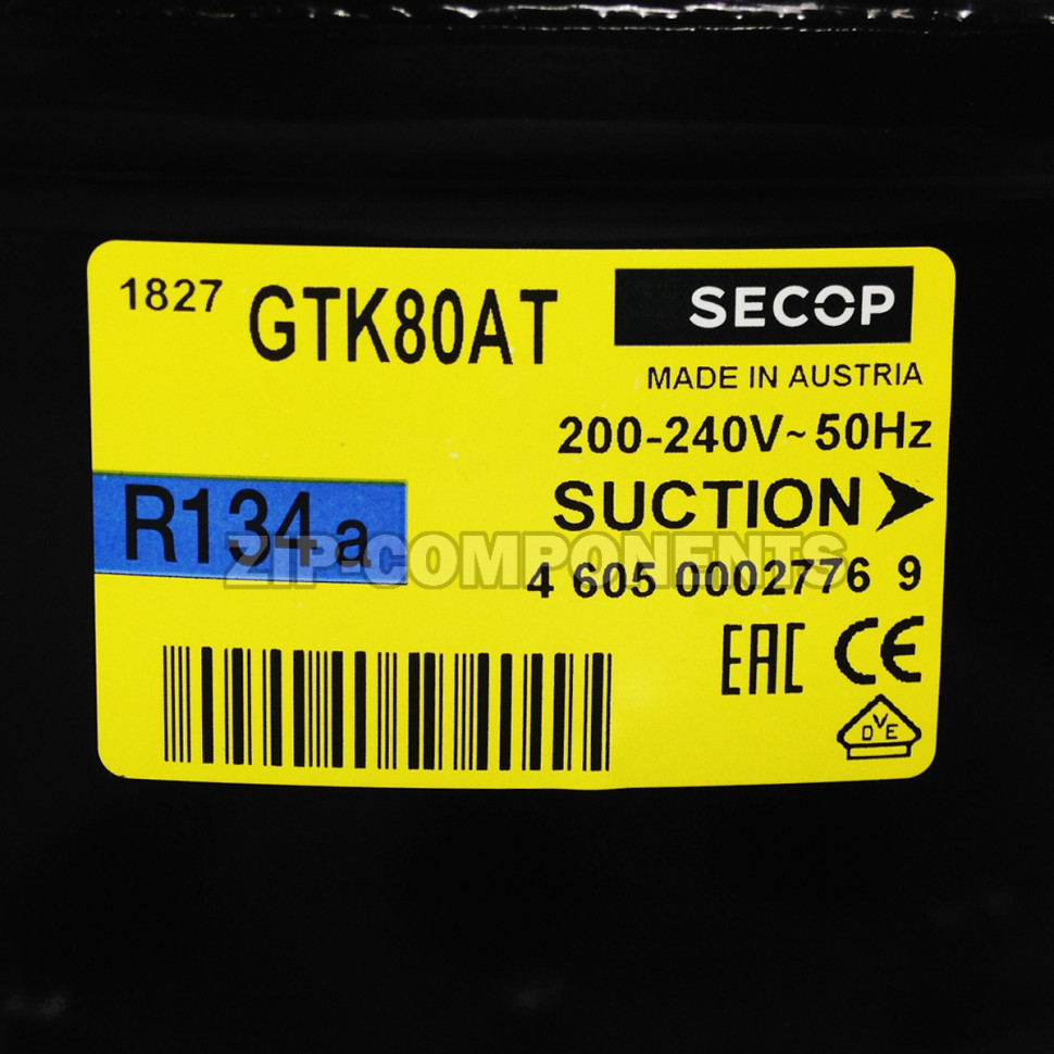 Компрессор Secop GTK80AT (R-134, 232Вт, 23.3C) Словакия