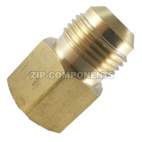 DJ - M 3/8 - F 1/2 Штуцер переходной (М - наружняя, F - внутренняя)