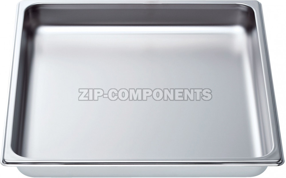Неперфорированный лоток из нержавеющей стали для духовки Bosch 11027159