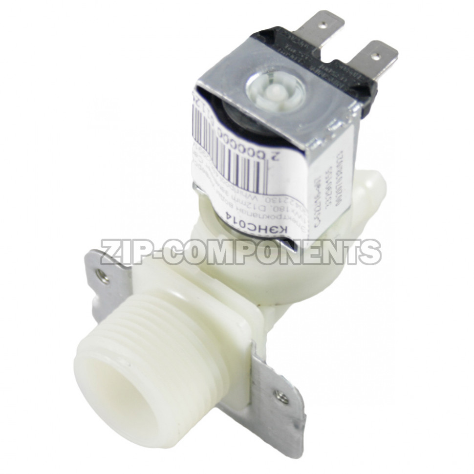 Электроклапан подачи воды стиральной машины 1Wx180, D12мм Whirlpool 485229914005