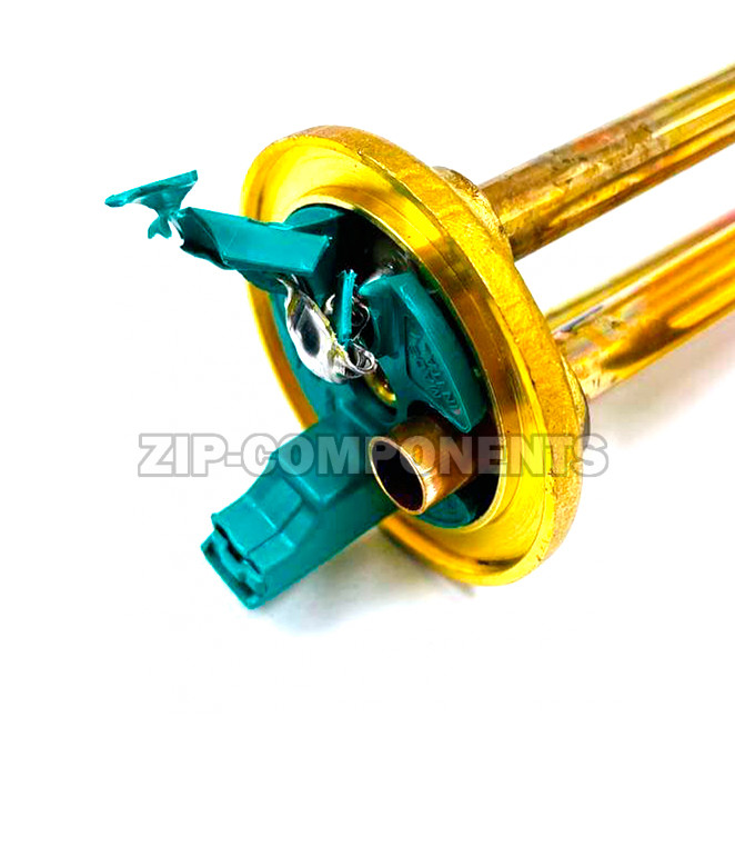 Тэн водонагревателя 1500W, M6, D-48мм, H-280мм, оригинал Ariston 65111790(Уценка)