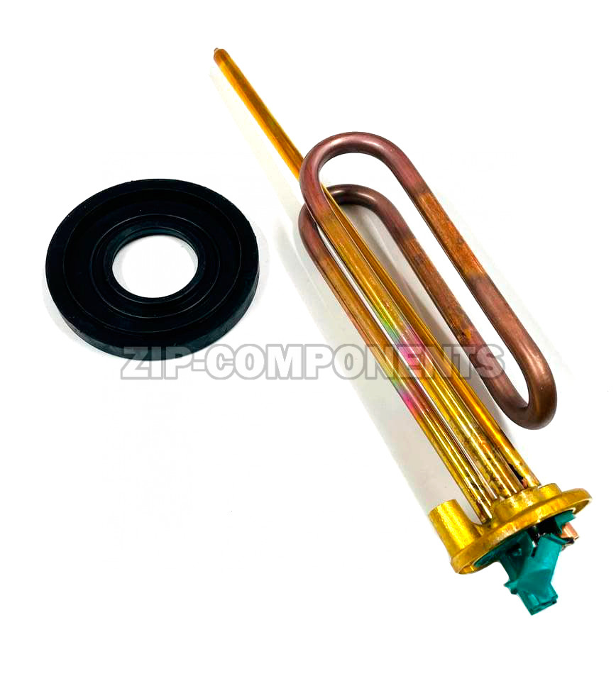 Тэн водонагревателя 1500W, M6, D-48мм, H-280мм, оригинал Ariston 65111790(Уценка)