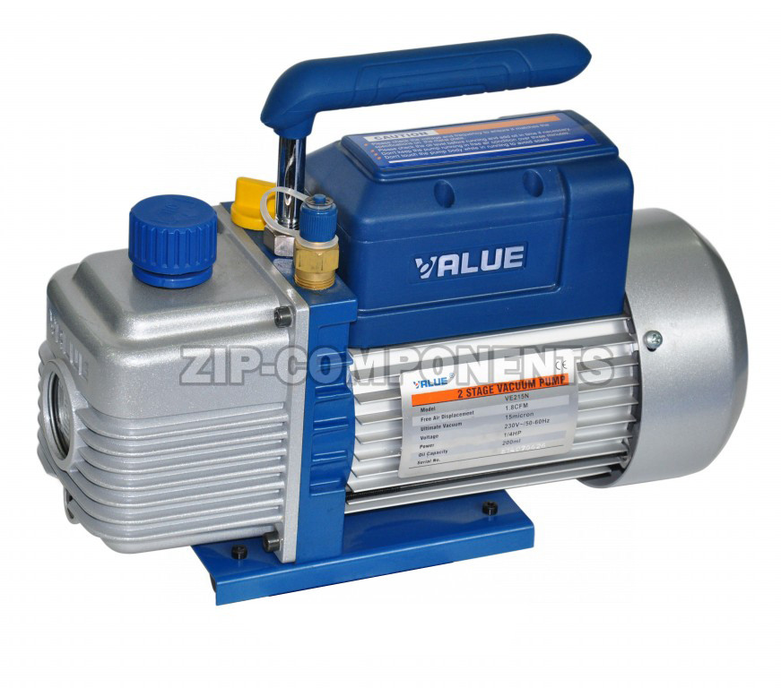 Вакуумный насос VALUE VE-215N 2-ступенчатый 42 л/мин