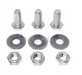 Крепеж для крестовин барабана (винт M10x25 гайка шайба-3шт) Indesit C00040130 cod191