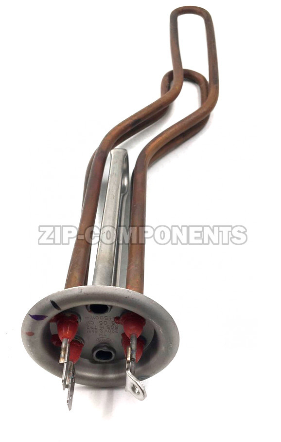 ТЭН для водонагревателя гориз.1000+1500Вт. ШАТЛ Ariston 65150789, D-64мм, H-390мм