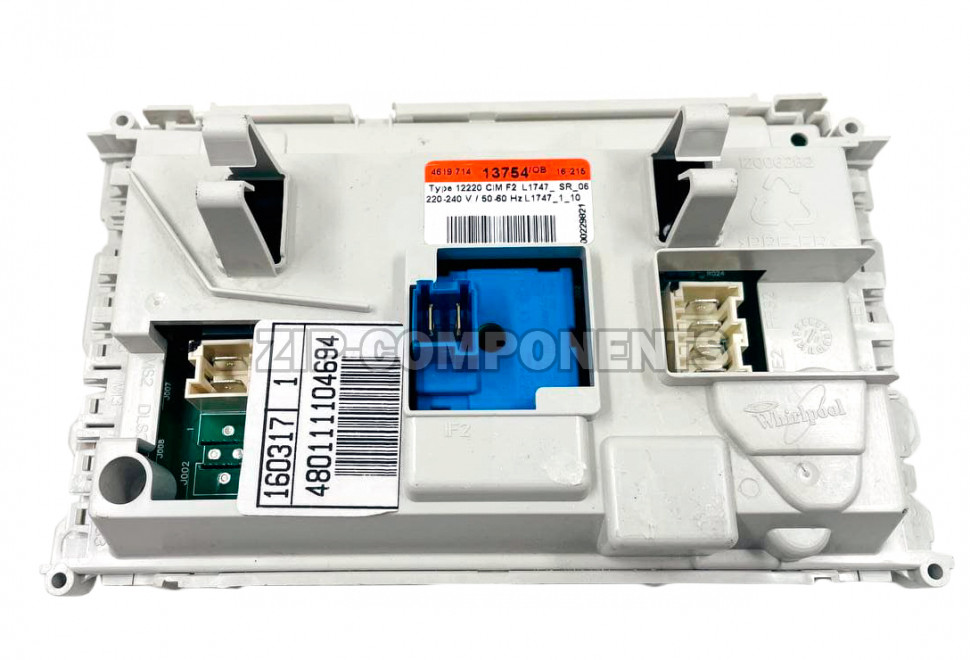 Электронный модуль стиральной машины Whirlpool 480111104694 C00376794