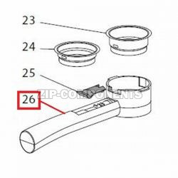 Рожок без сита для Delonghi 7313271409