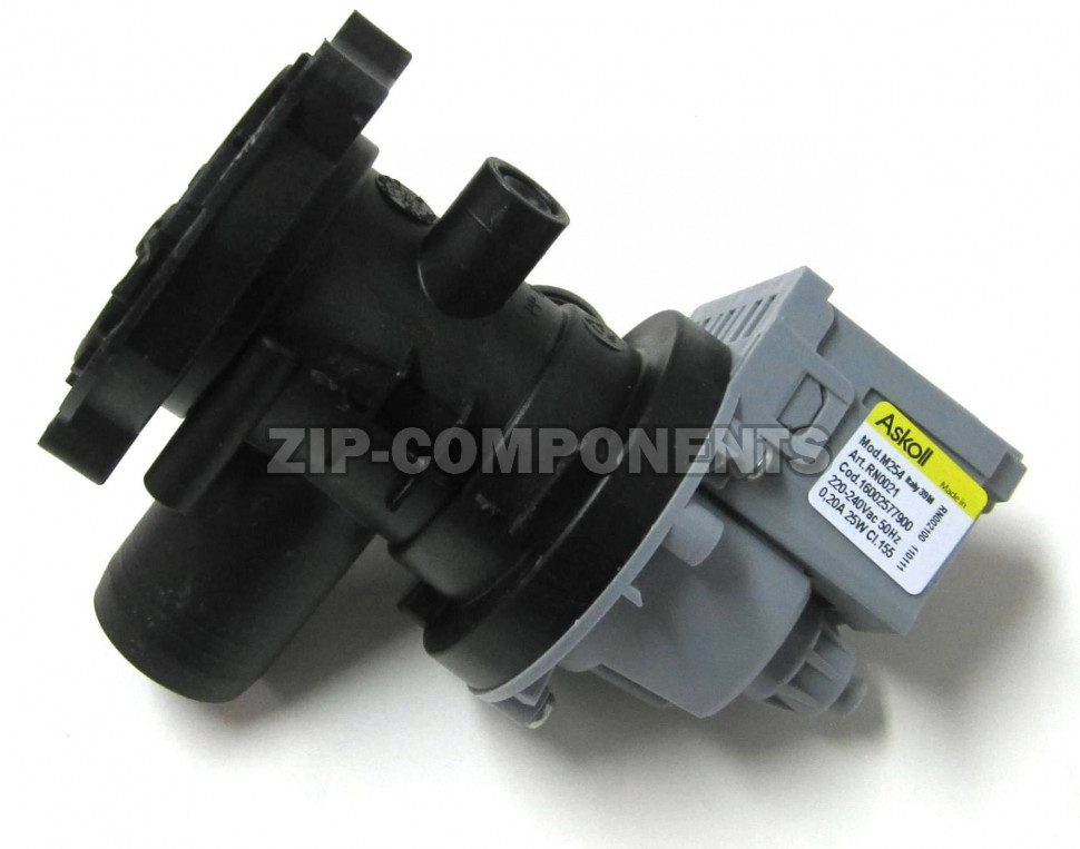 Помпа Askoll 40W с улиткой стиральной машины Indesit 119307